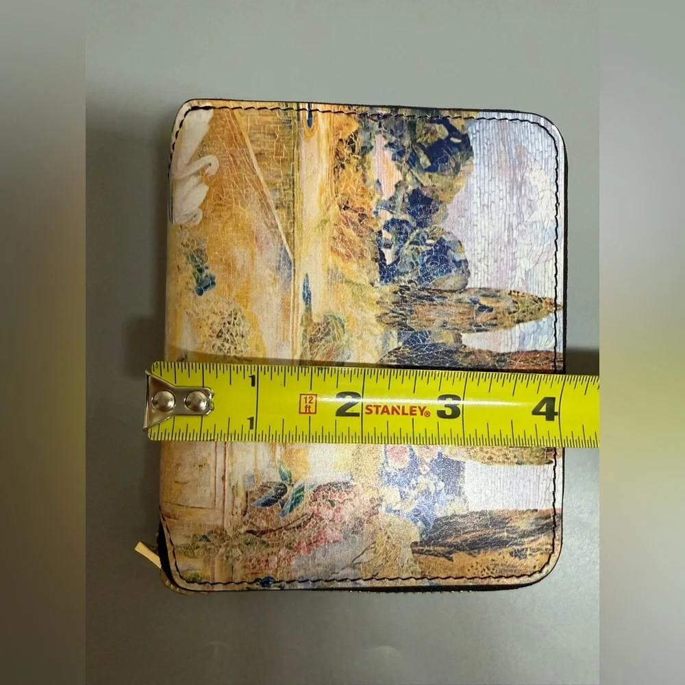The Met Zip Wallet Louis C Tiffany Garden Landscape